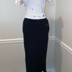 Calvin Klein working girl attire.